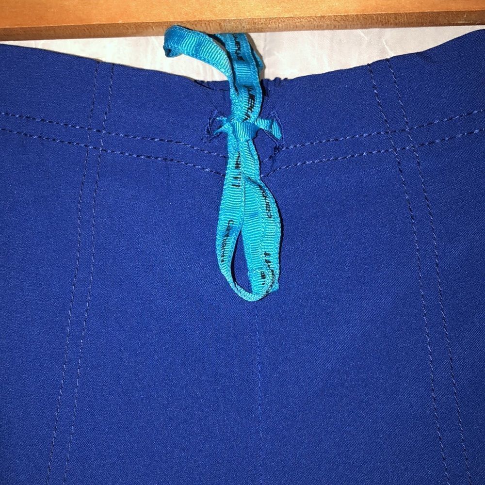 carhartt SP Indigo Teal Details Drawstring Scrub Pants - Picture 6 of 14